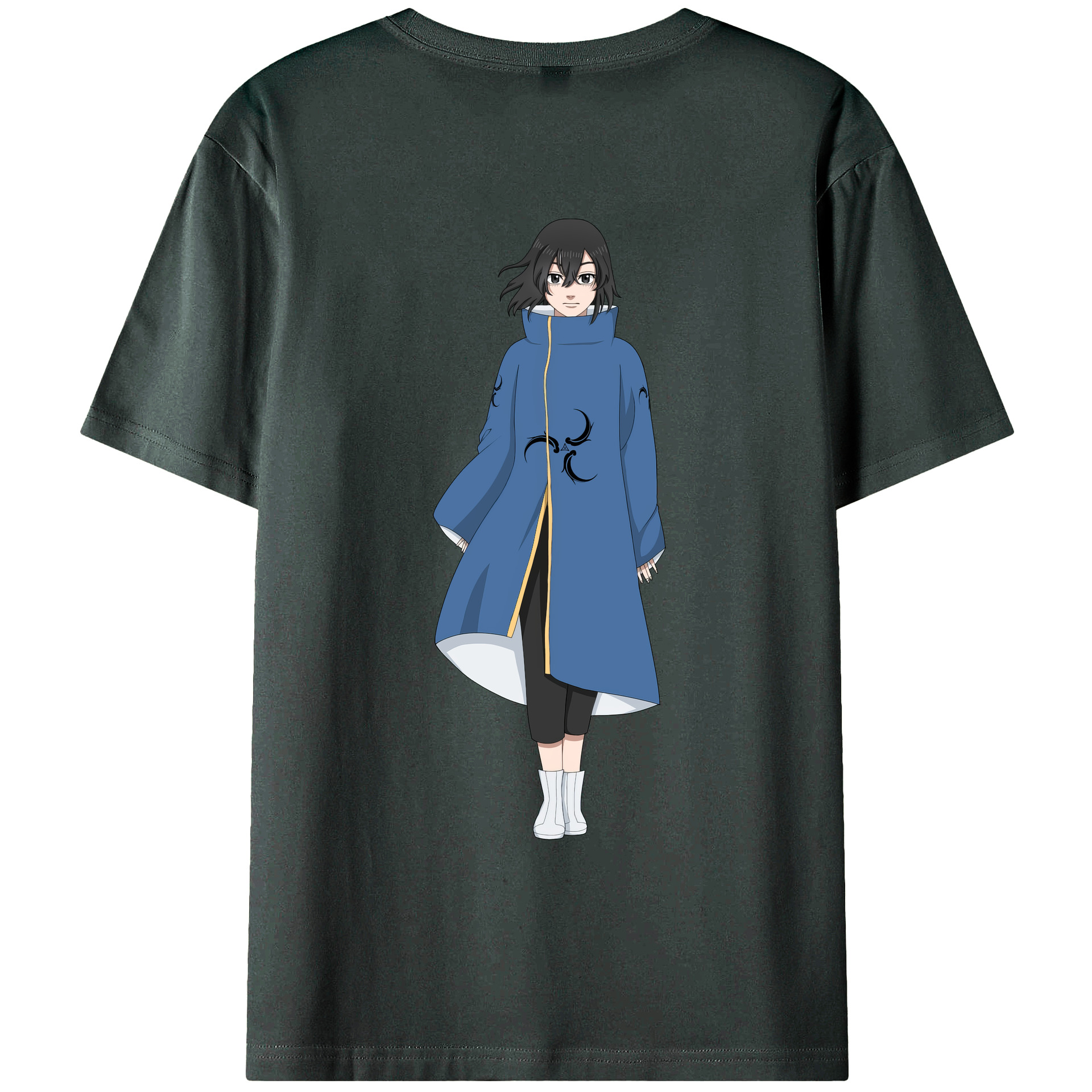 （画像用） 東京リベンジャーズ Tokyo Revengers 綿100％ メンズ半袖Tシャツ（バックプリント） 通気性